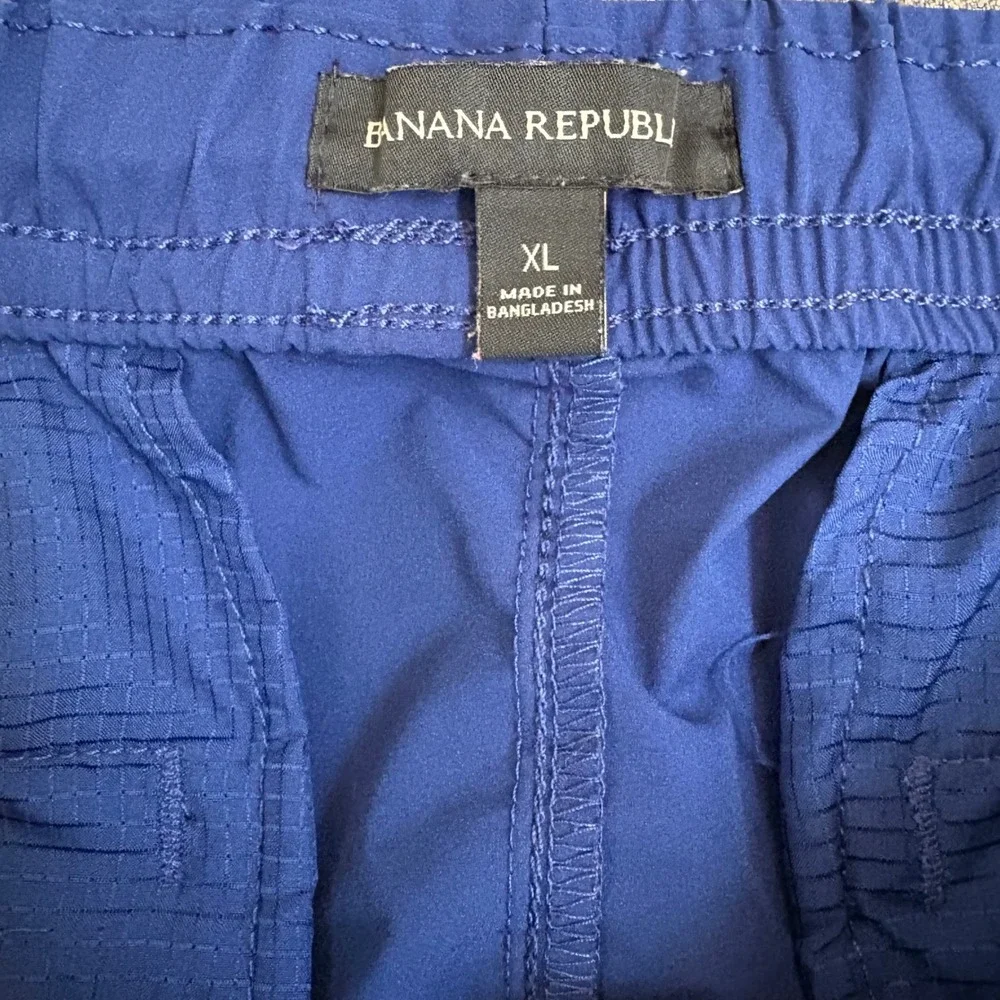 Banana Republic Performance‎ Jogger Pants Elastic Waist Casual Workout Blue XL